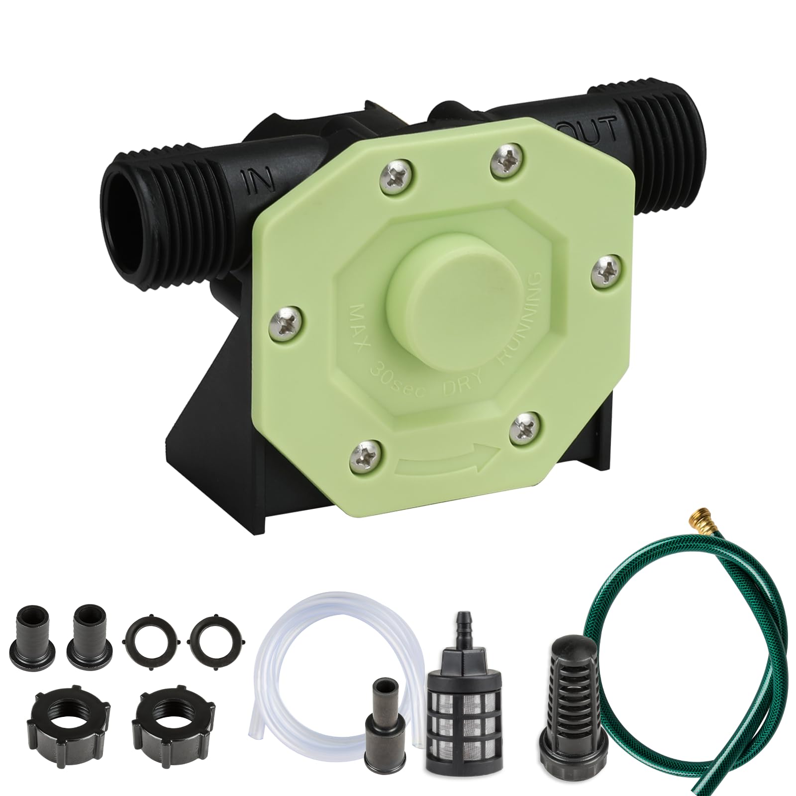 KITLUCK drill water pump body and cover shows durable, long-lasting construction.
