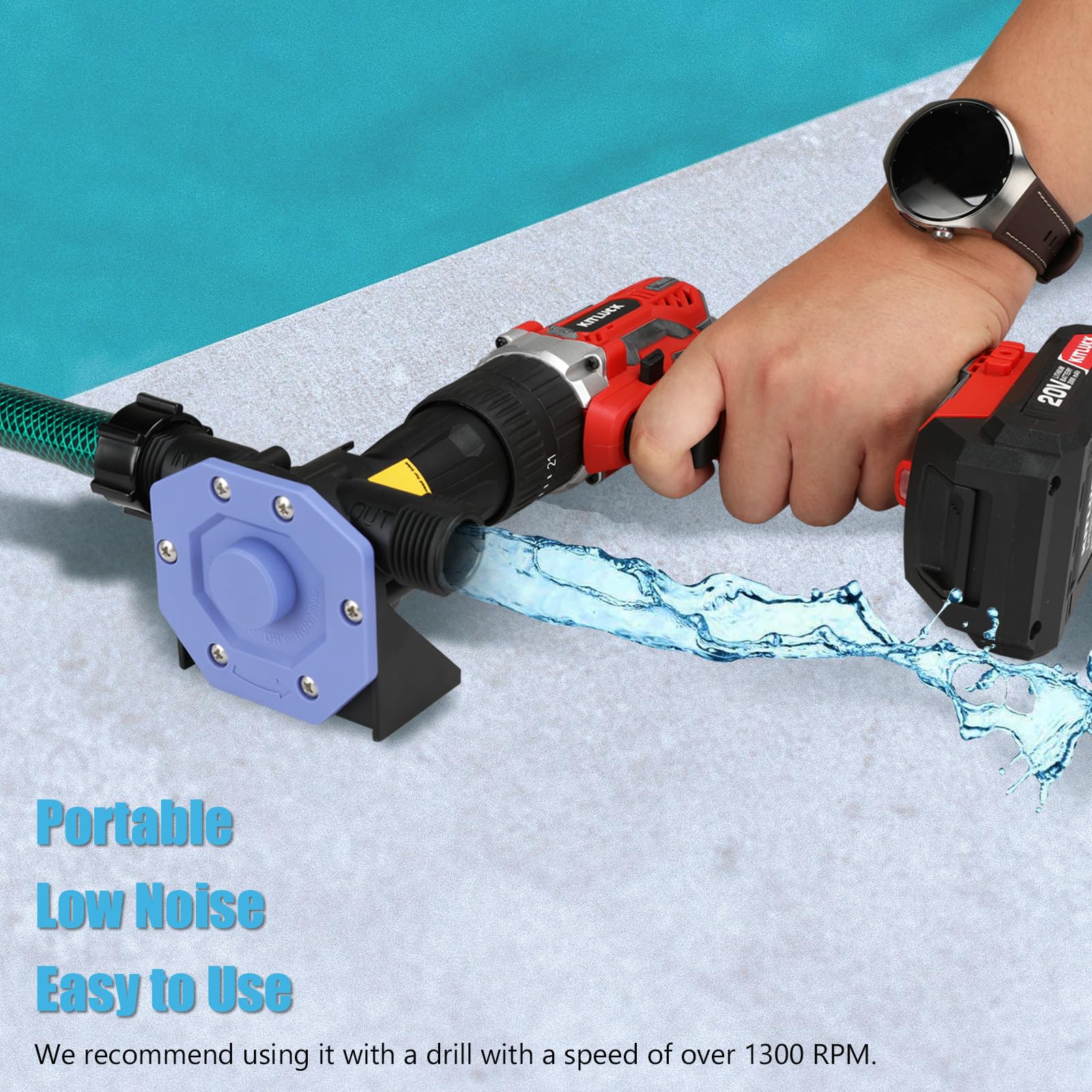 KITLUCK rubber oil tube adapter ensures snug leakage-free operation.