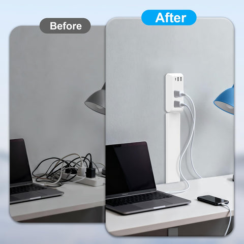 KITMODFN ideal for behind couches beds desks or nightstands for easy power