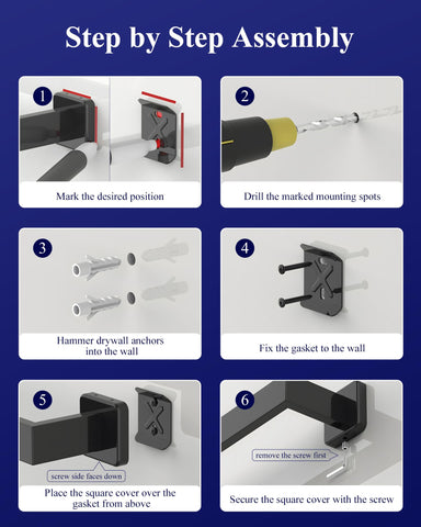 Kitsure included mounting tools simplify DIY installation.