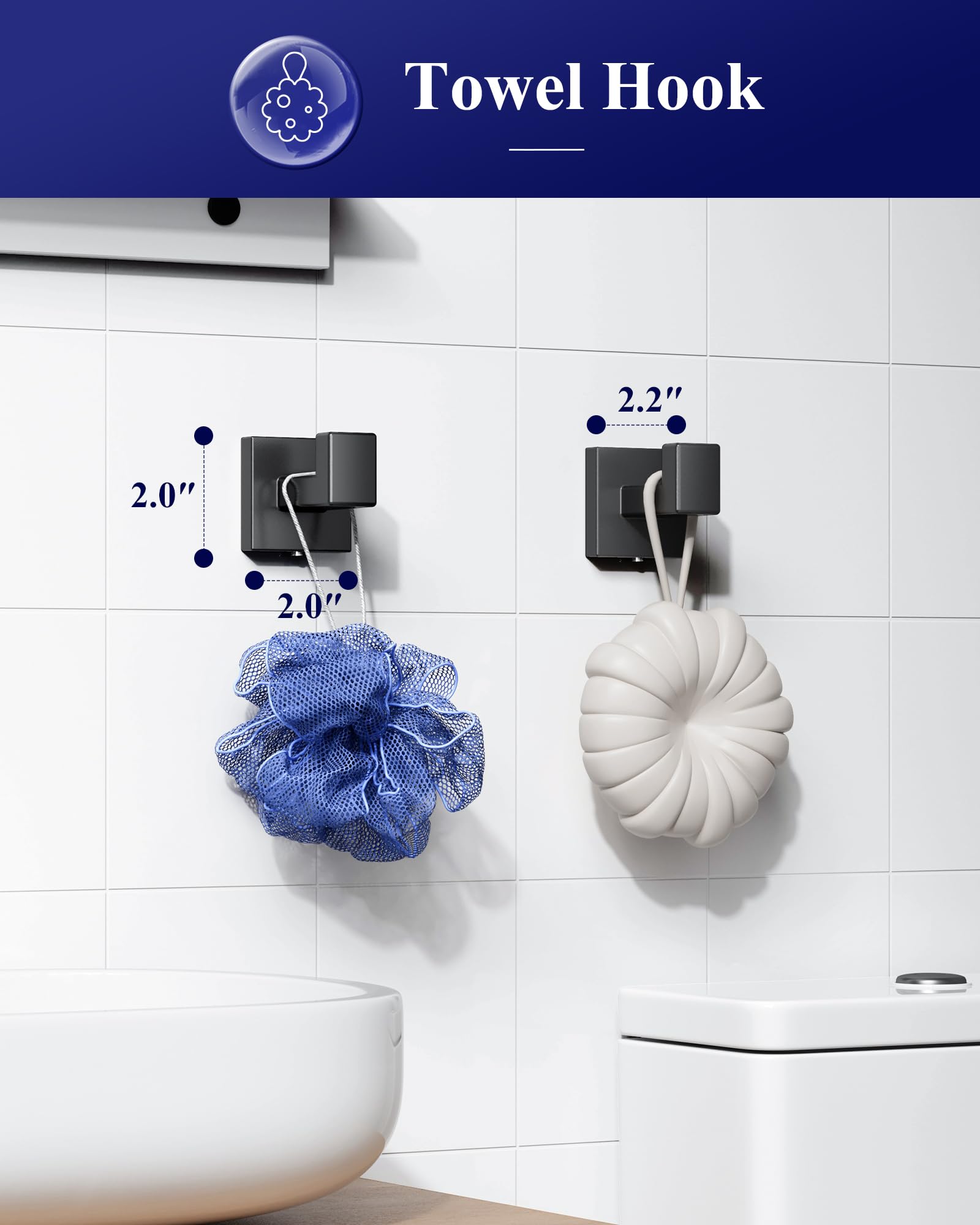 Kitsure rustproof coating protects metal in humidity-prone bathrooms.