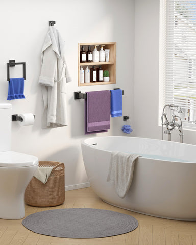 Kitsure space-saving design maximizes small bathrooms with style.