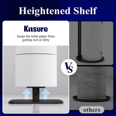 Kitsure bathroom organizer stand is easy to assemble for quick setup