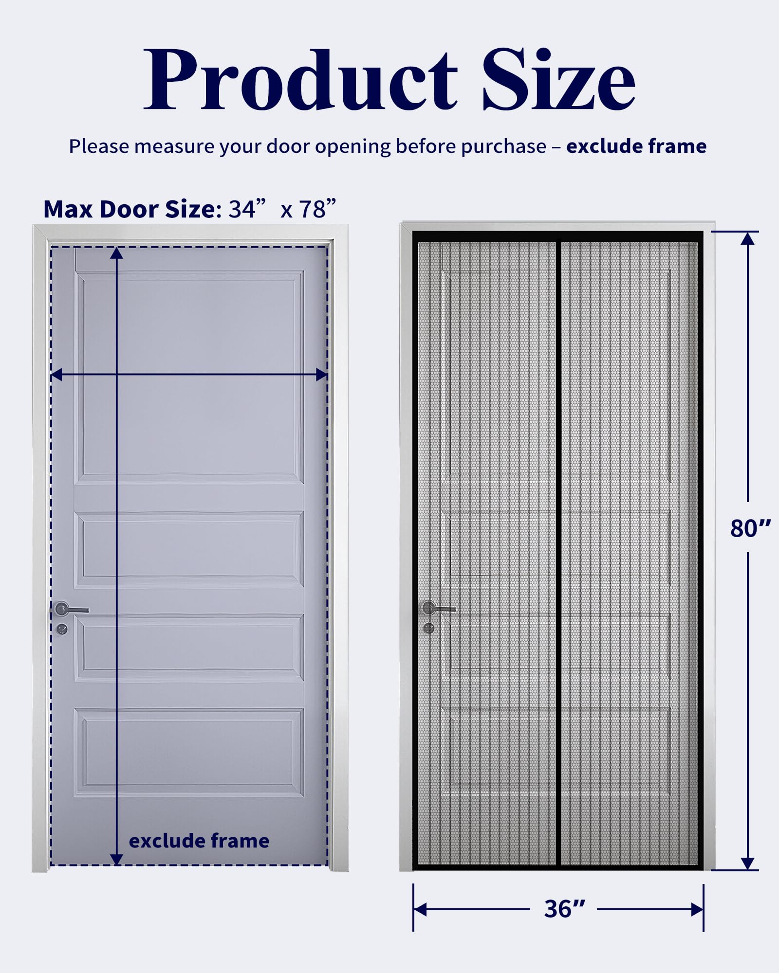 Kitsure magnetic screen door pet-friendly use scene shows easy hands-free passage for pets.