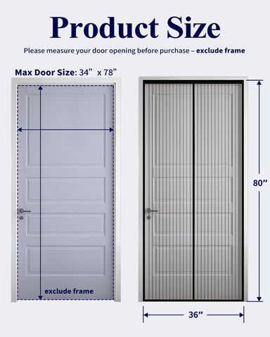 Kitsure magnetic screen door pet-friendly use scene shows easy hands-free passage for pets.