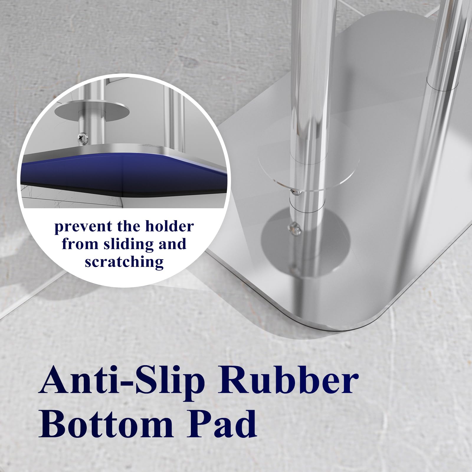 Kitsure rustproof metal construction resists corrosion for long-lasting use.