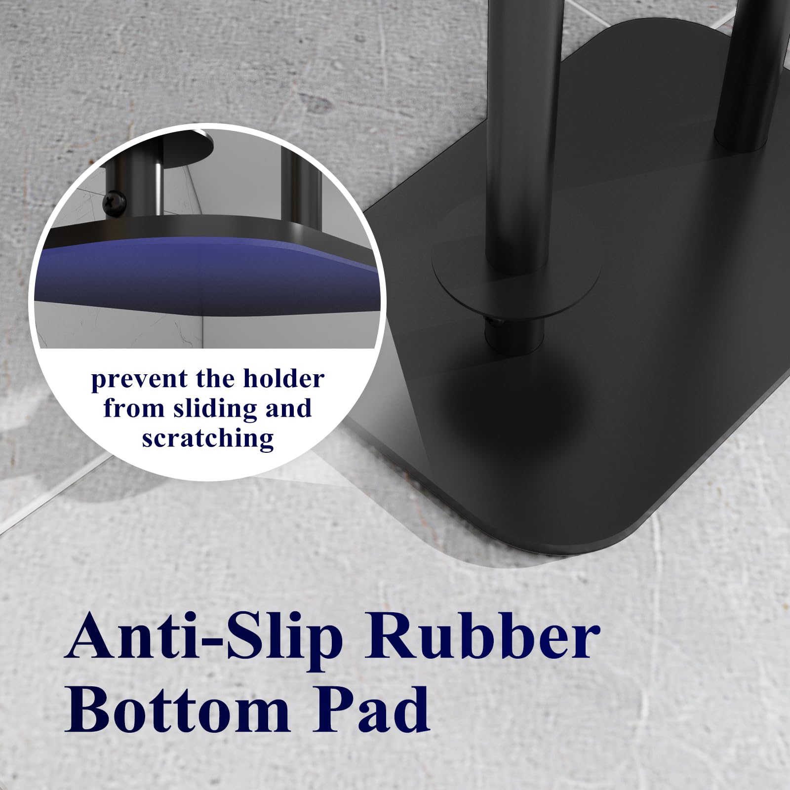 Kitsure shelf for phone and small items beside toilet.