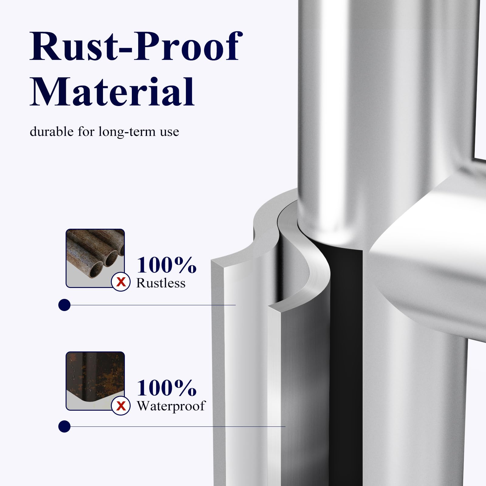 Kitsure built-in shelf safely holds phone and small items nearby.