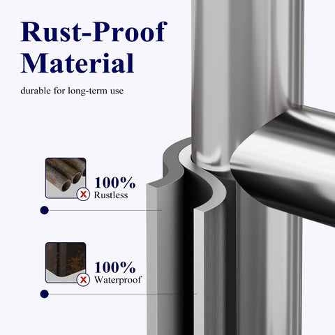 Kitsure chrome silver finish toilet paper holder stand adds a sleek bathroom touch.