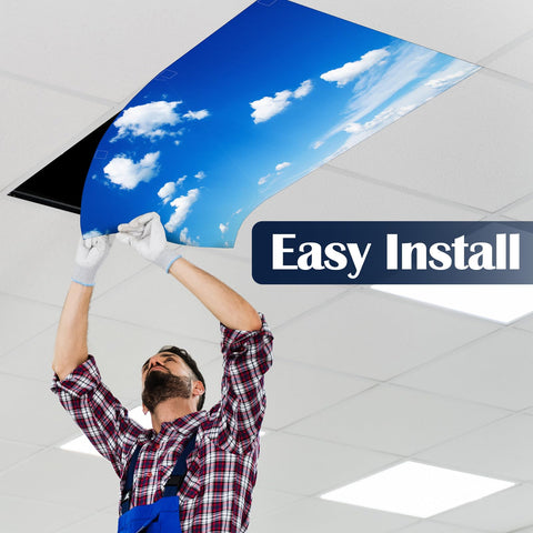 Kittmip 120x60 cm light cover fits standard fluorescent fixtures.