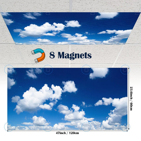 Kittmip magnetic light filter attaches securely for easy maintenance.