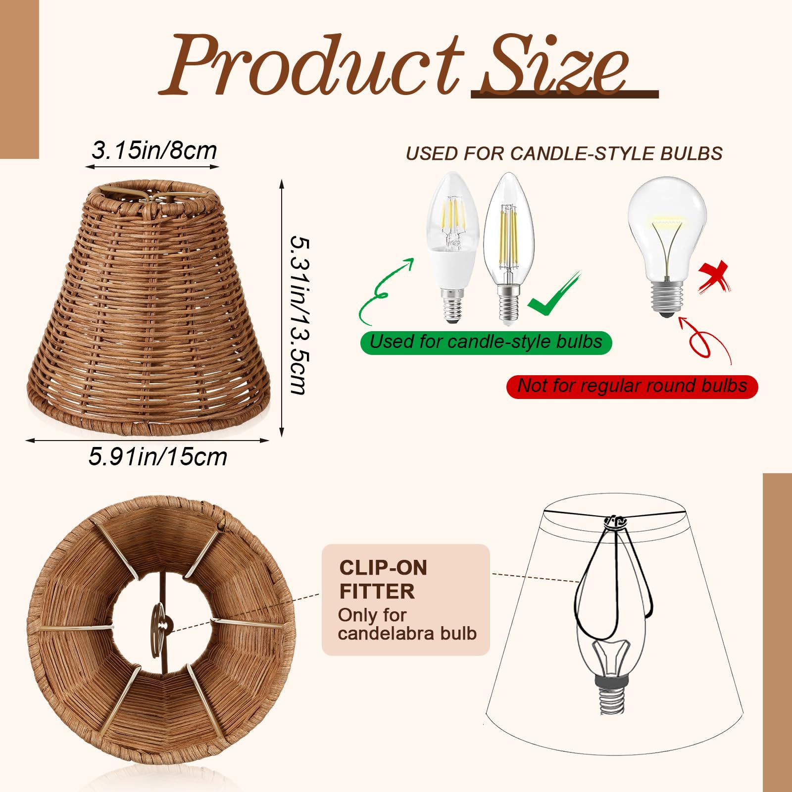 Kittmip rattan lamp shade natural-texture-closeup showing weave detail.
