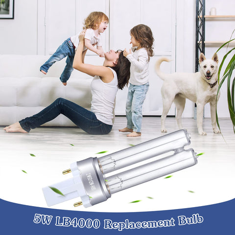 Kittmip UV-C bulb reduces pollen and dust mite presence when used.