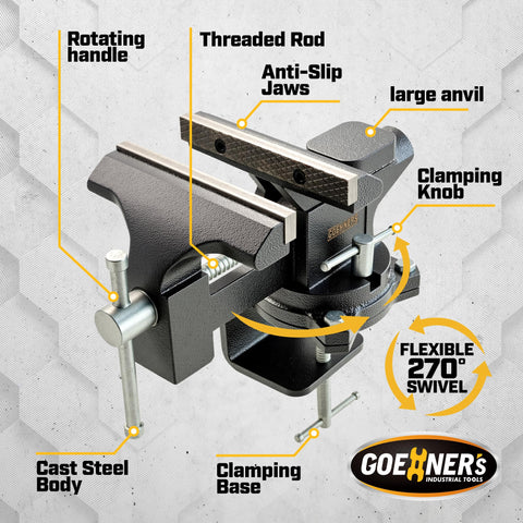 Kitvance forged steel construction ensures long-lasting performance.