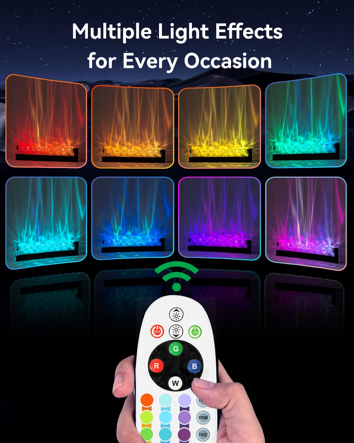 KITVONA Ocean Wave Light Bar arc-spread lighting enhances immersive spaces like arc walls.