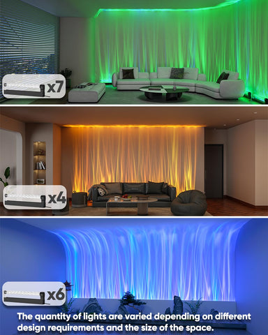 KITVONA Ocean Wave Light Bar ideal for gaming rooms bars and entertainment spaces.