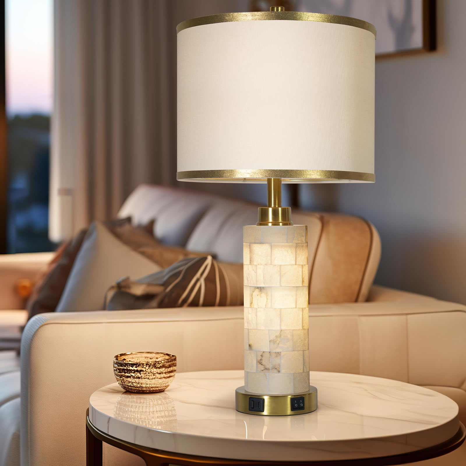 KIVDITZO bulbs included: two 4W night bulbs and two 9W main bulbs.