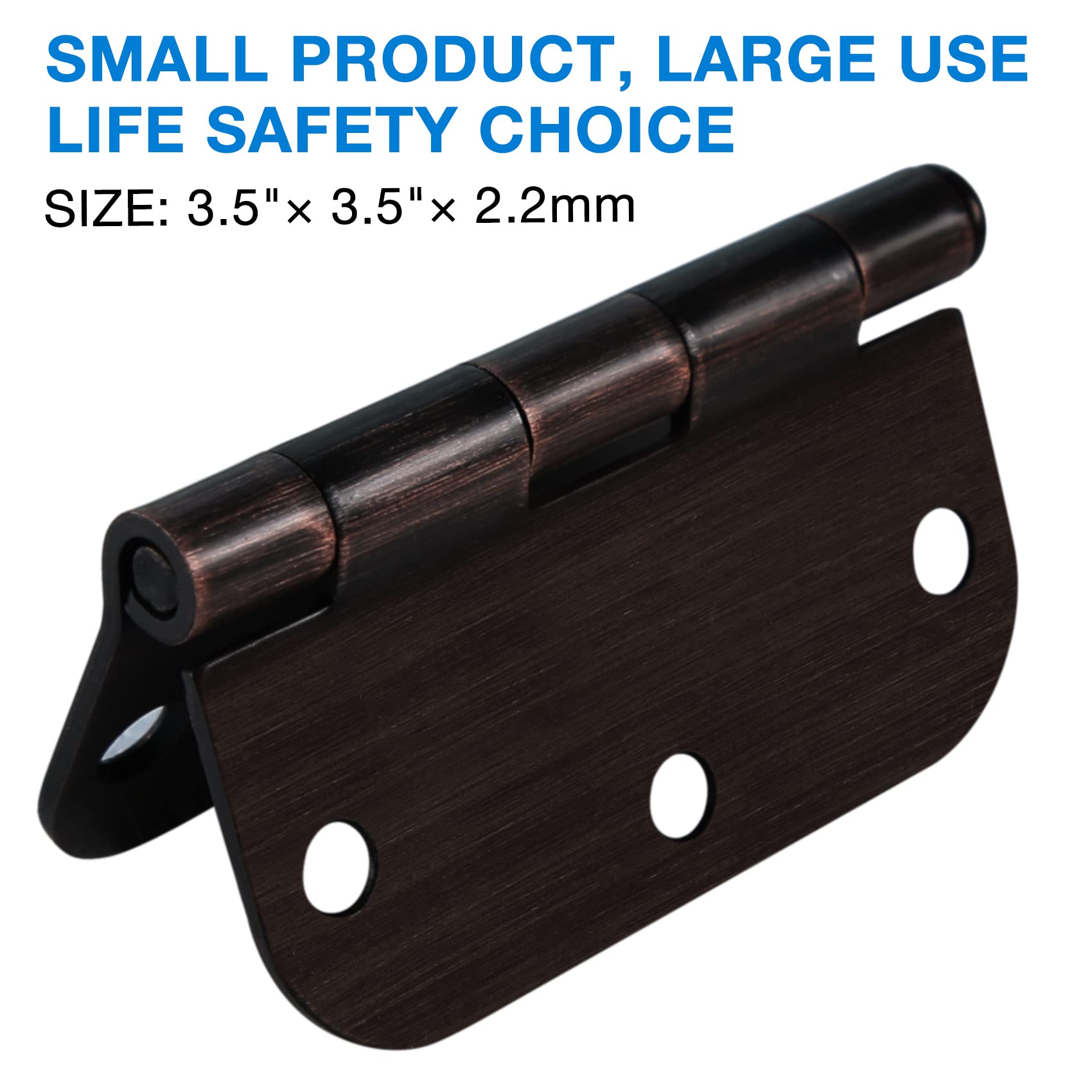 KIW hinge demonstrating 270-degree rotation for flexible door swing
