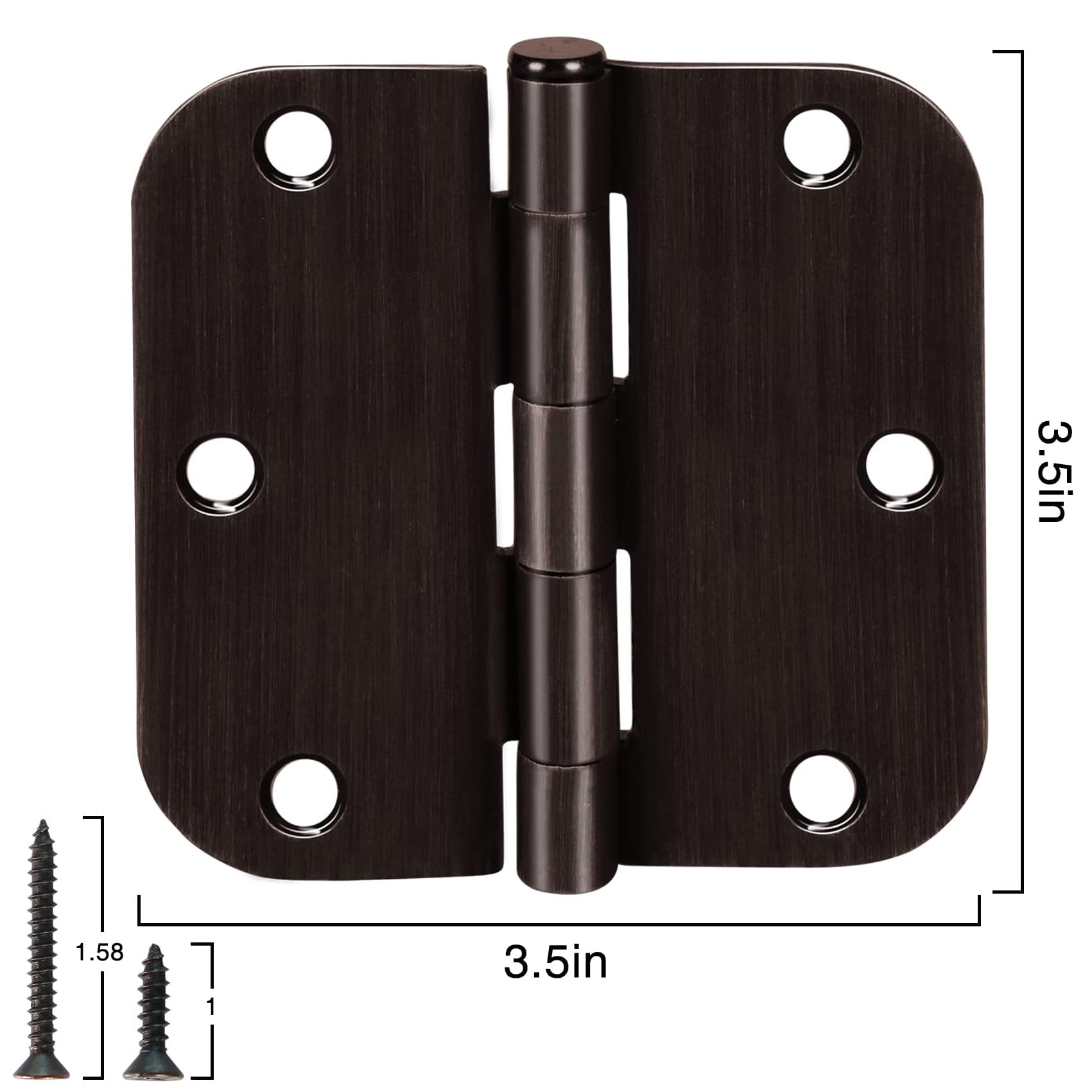 KIW full mortise hinge for secure, long-lasting interior doors
