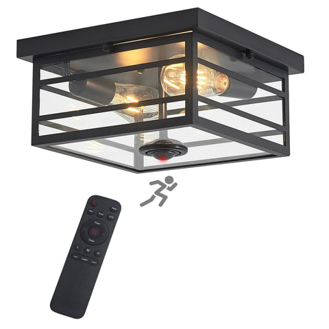 KiwiLusam upgraded outdoor ceiling light with remote for effortless control from your doorway.