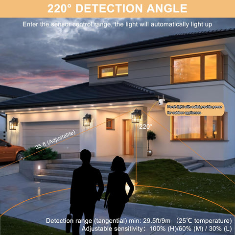 KiwiLusam water ripple glass adds style while lighting your exterior.