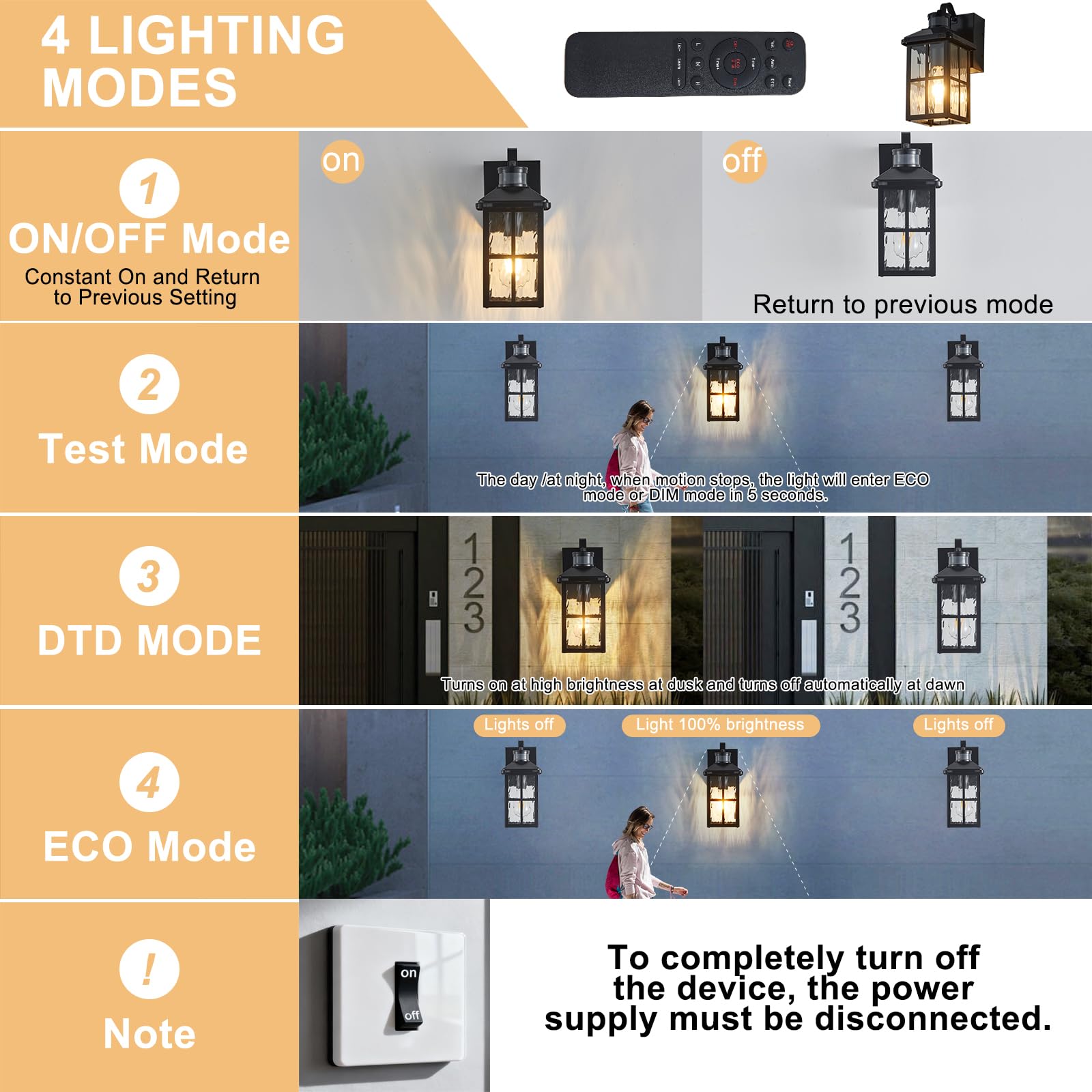 KiwiLusam weatherproof outdoor lighting withstands rain and snow.