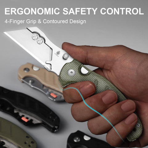 Kizer C01C Uti 1 includes five replacement blades for ongoing tasks.