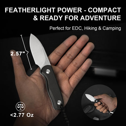 D2 satin blade on the Kizer Drop Bear for reliable edge performance.