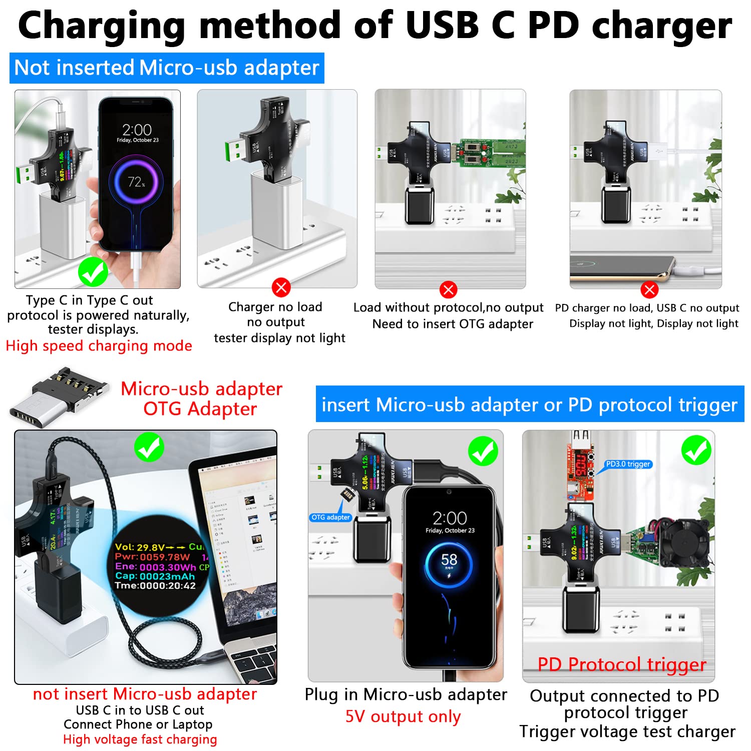 KJ-KayJI fast charging detection shows FCP or FAST indicators when applicable