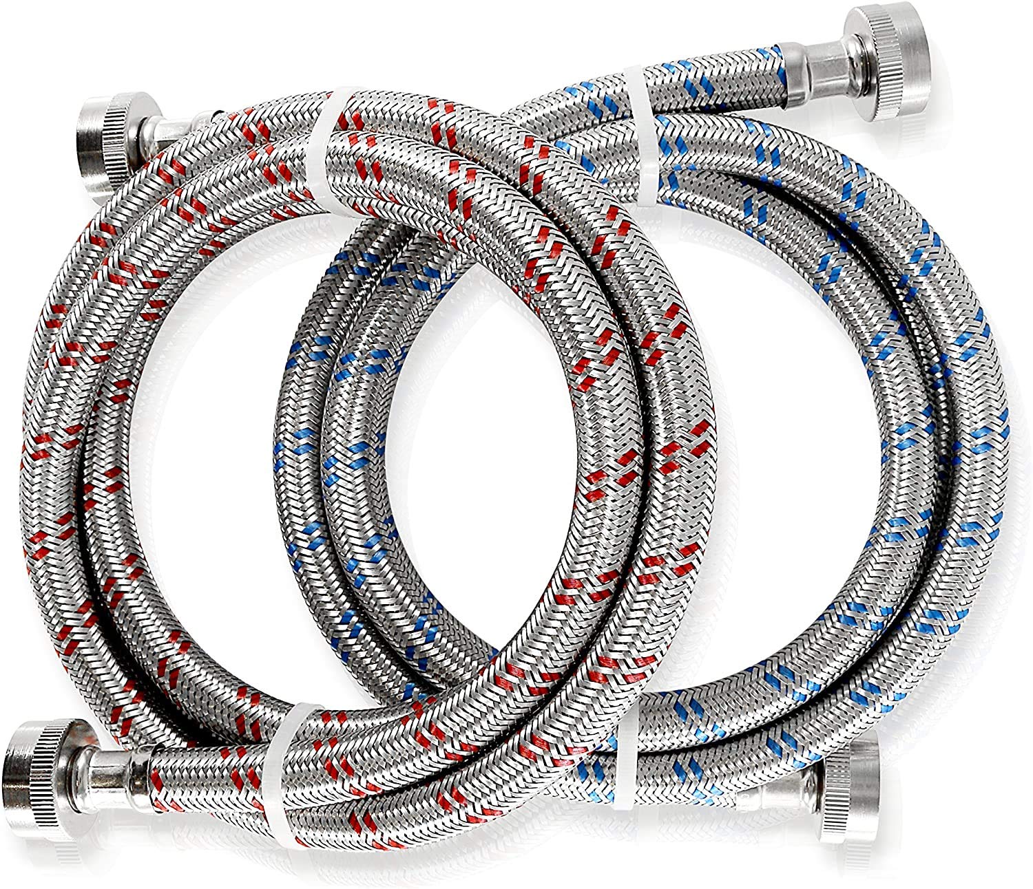 K&J Premium washing hose 3-4 NPT ends ready for universal fit