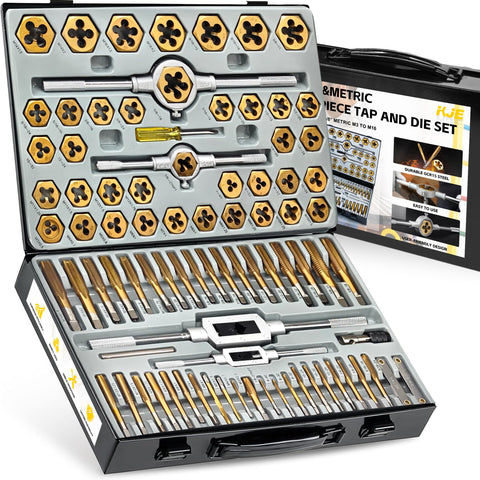 KJE 86PCS slotted screwdriver assists setup and adjustments