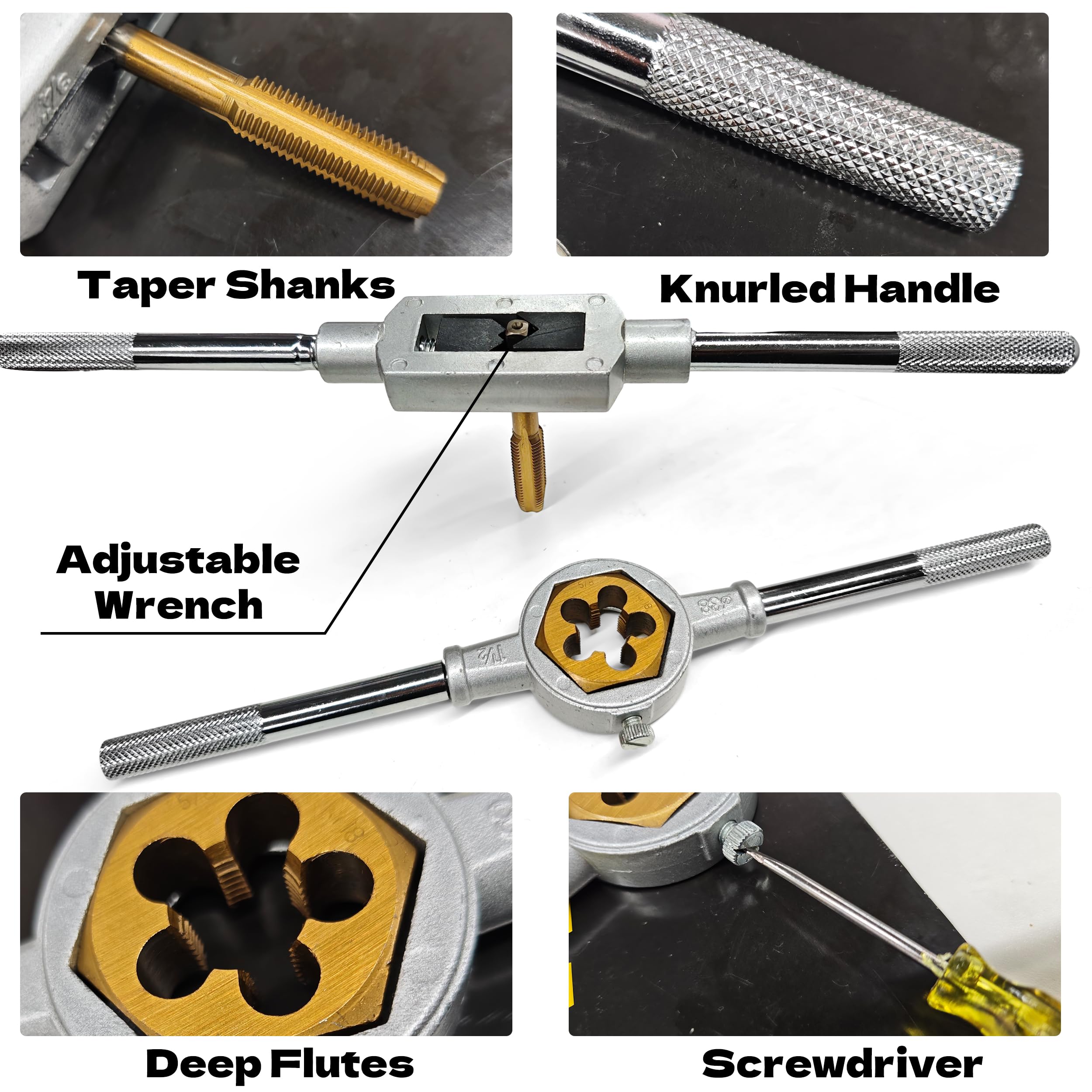 KJE 86PCS thread-pitch gauges help select correct sizes quickly