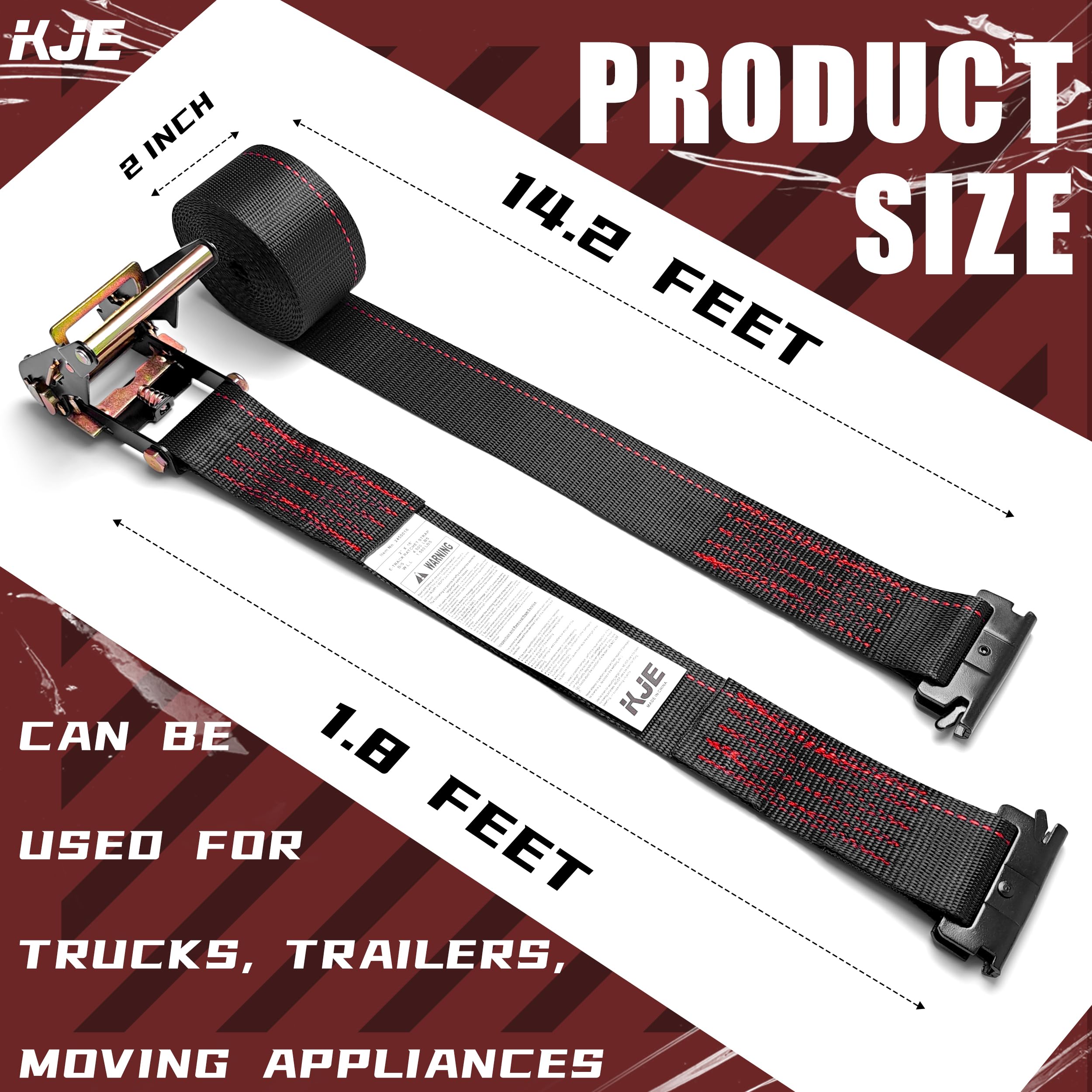 KJE strap resists sun and rain for lasting outdoor performance.