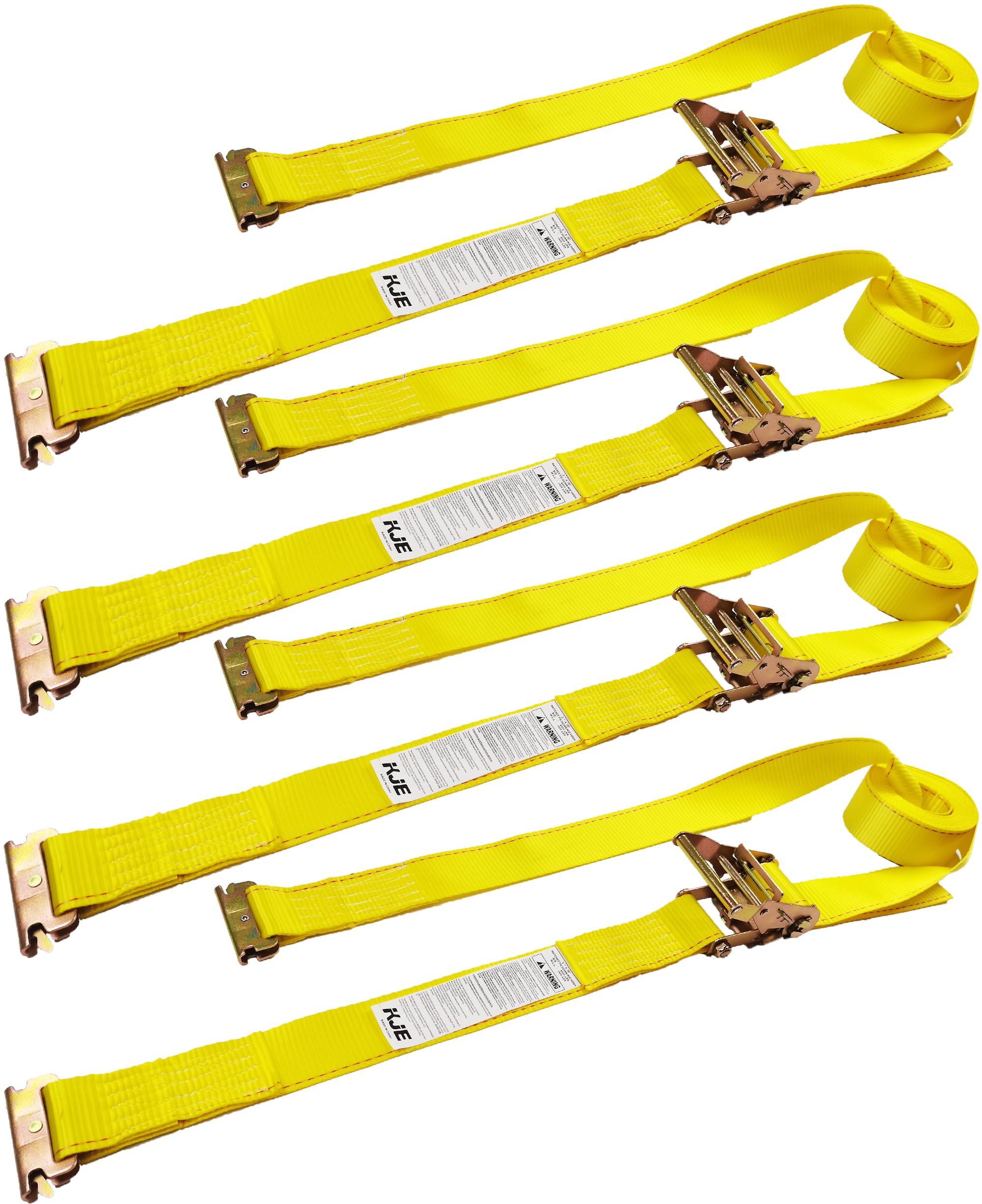 KJE E-Track straps suit trucks, trailers, vans, cars, ATVs, kayaks.