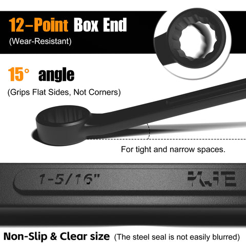 KJE jumbo wrench canvas roll for organized, portable storage.