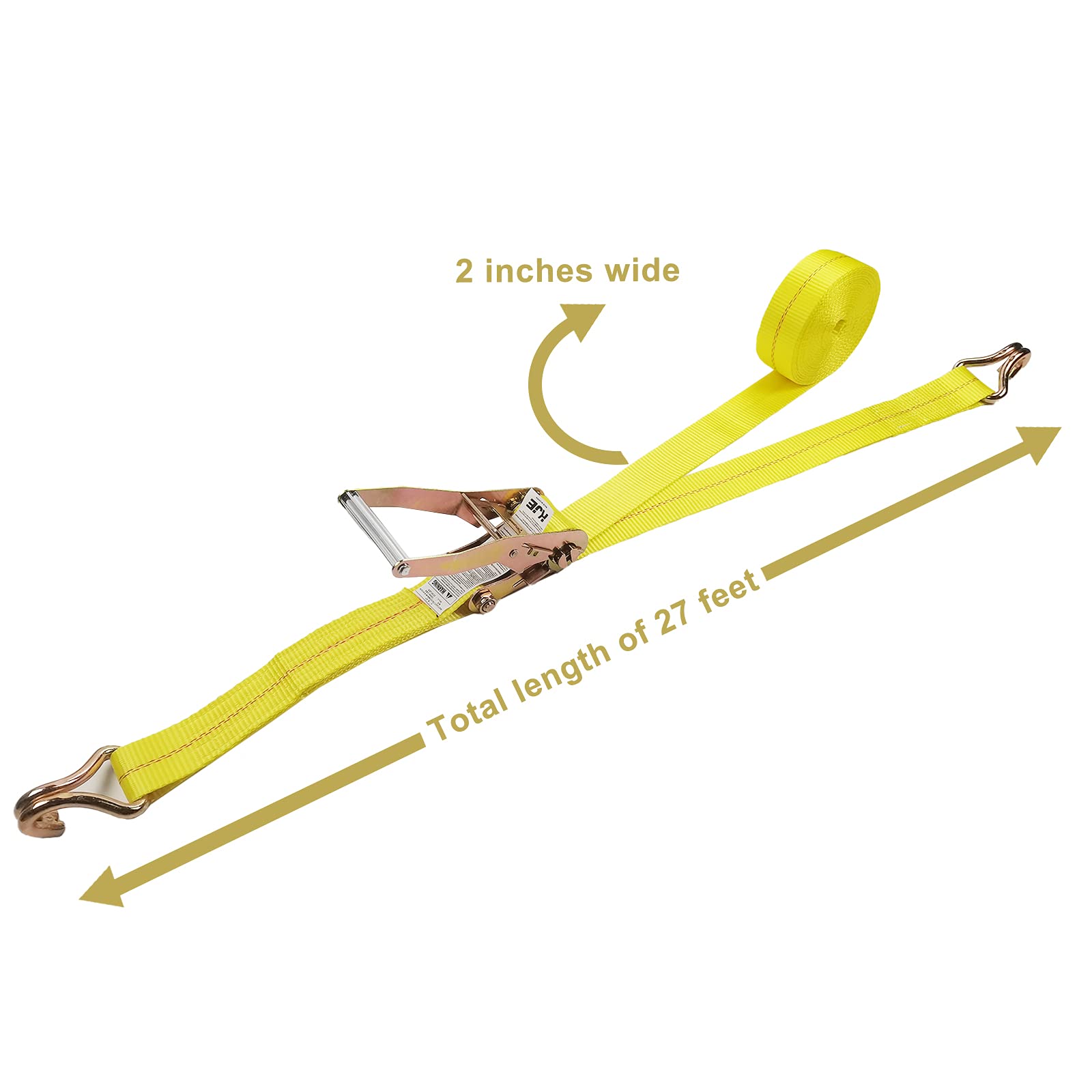 Low-clearance setup demonstrates axle-based tie-down with ease