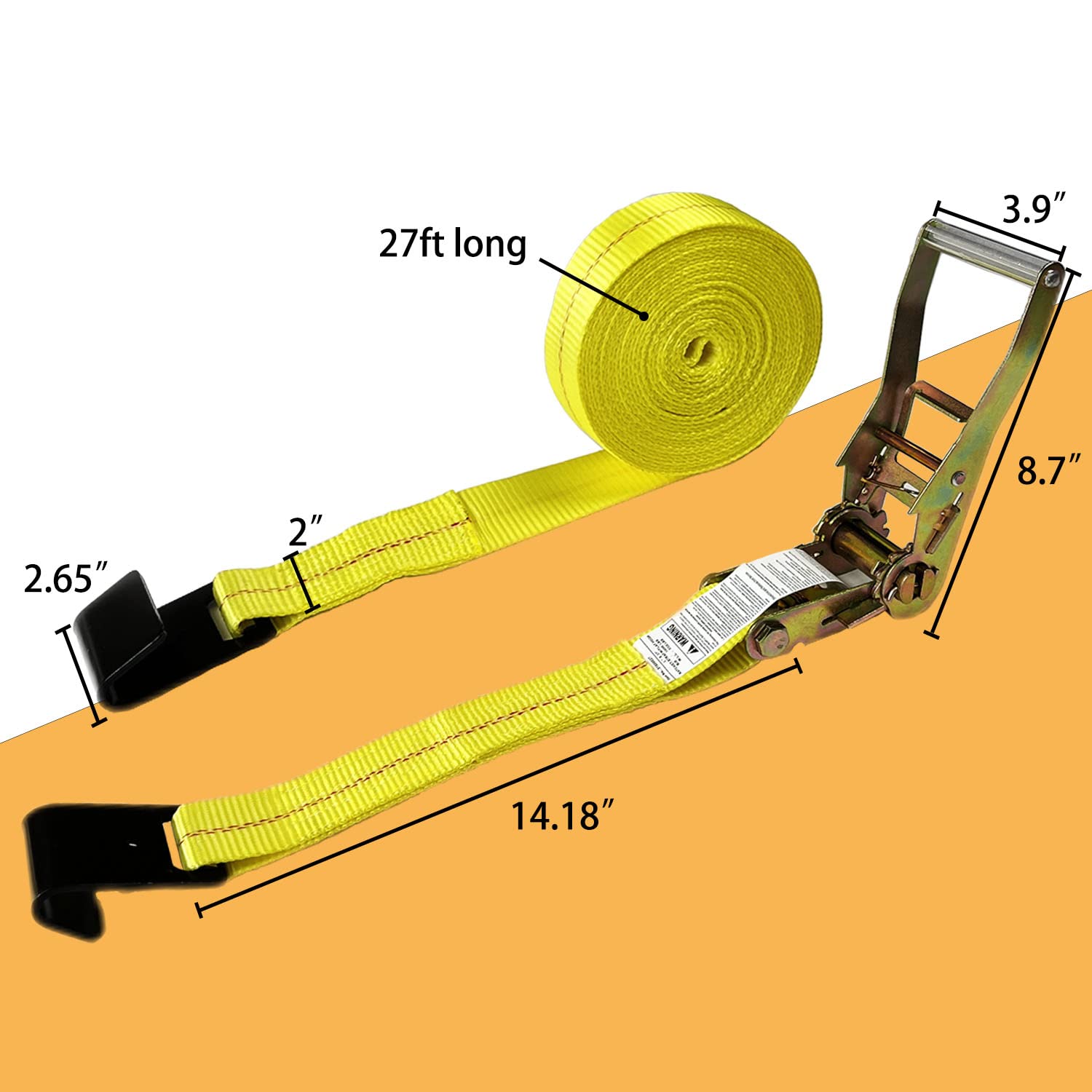 KJE rust-resistant flat hooks secure cargo on trailers and flatbeds.