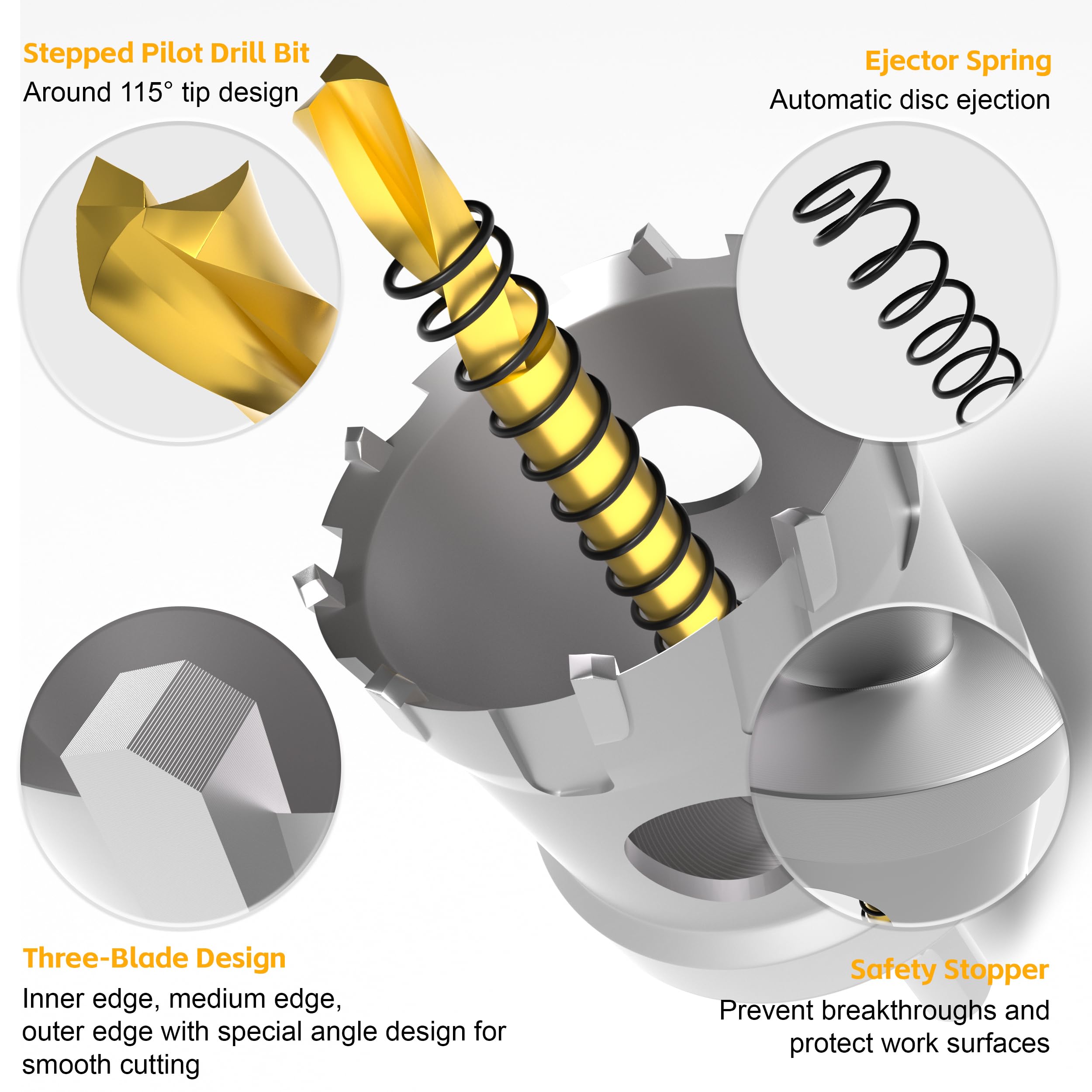 KJE safety focus: wear PPE for safe high-speed drilling scenarios.
