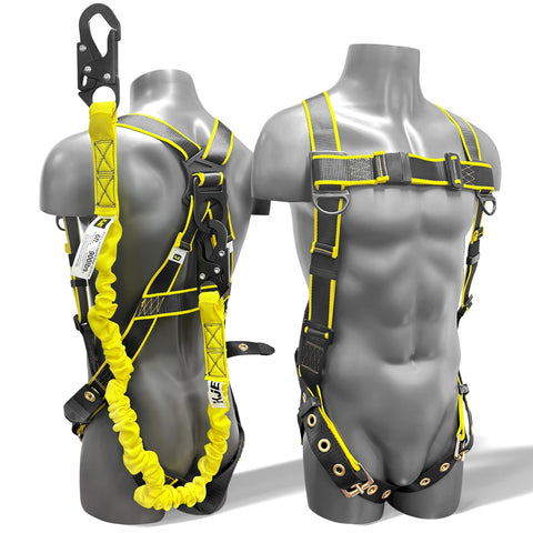 KJE safety harness with roof full-body design for secure protection.