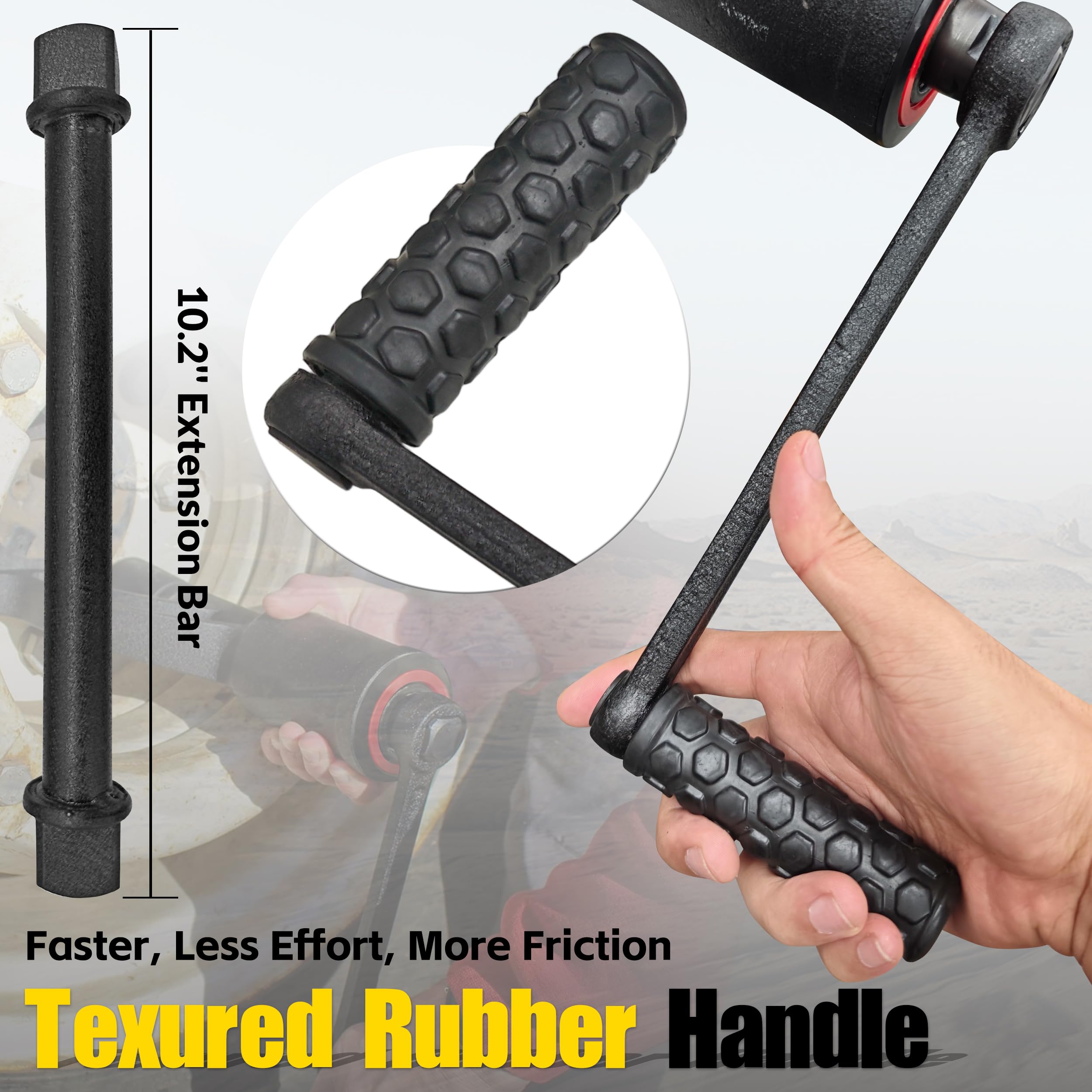 KJE sturdy plastic carrying case keeps tools organized and portable.