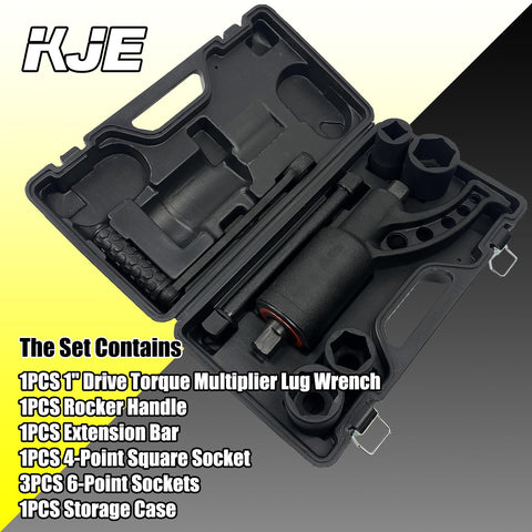 KJE torque multiplier shows 1:64 gear ratio for high torque applications