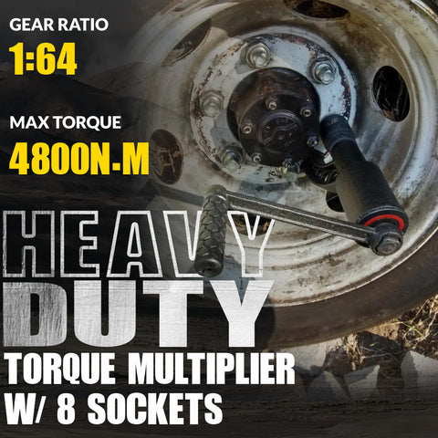 KJE torque multiplier rocker handle provides secure grip during operation.