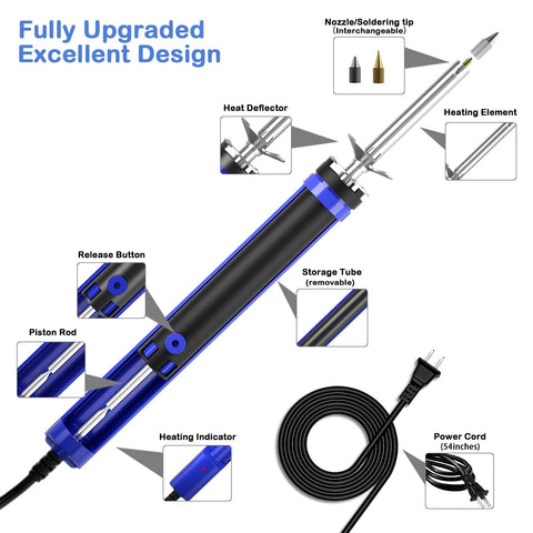 K KERNOWO 929D-V 1.2mm nozzle close-up for efficient desoldering
