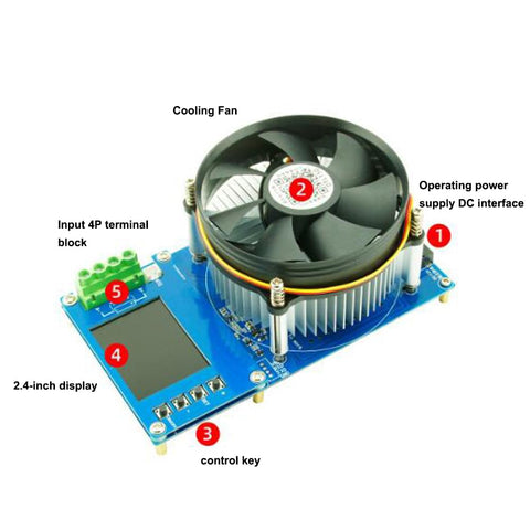 KKnoon electronic load discharge settings enable controlled timing tests