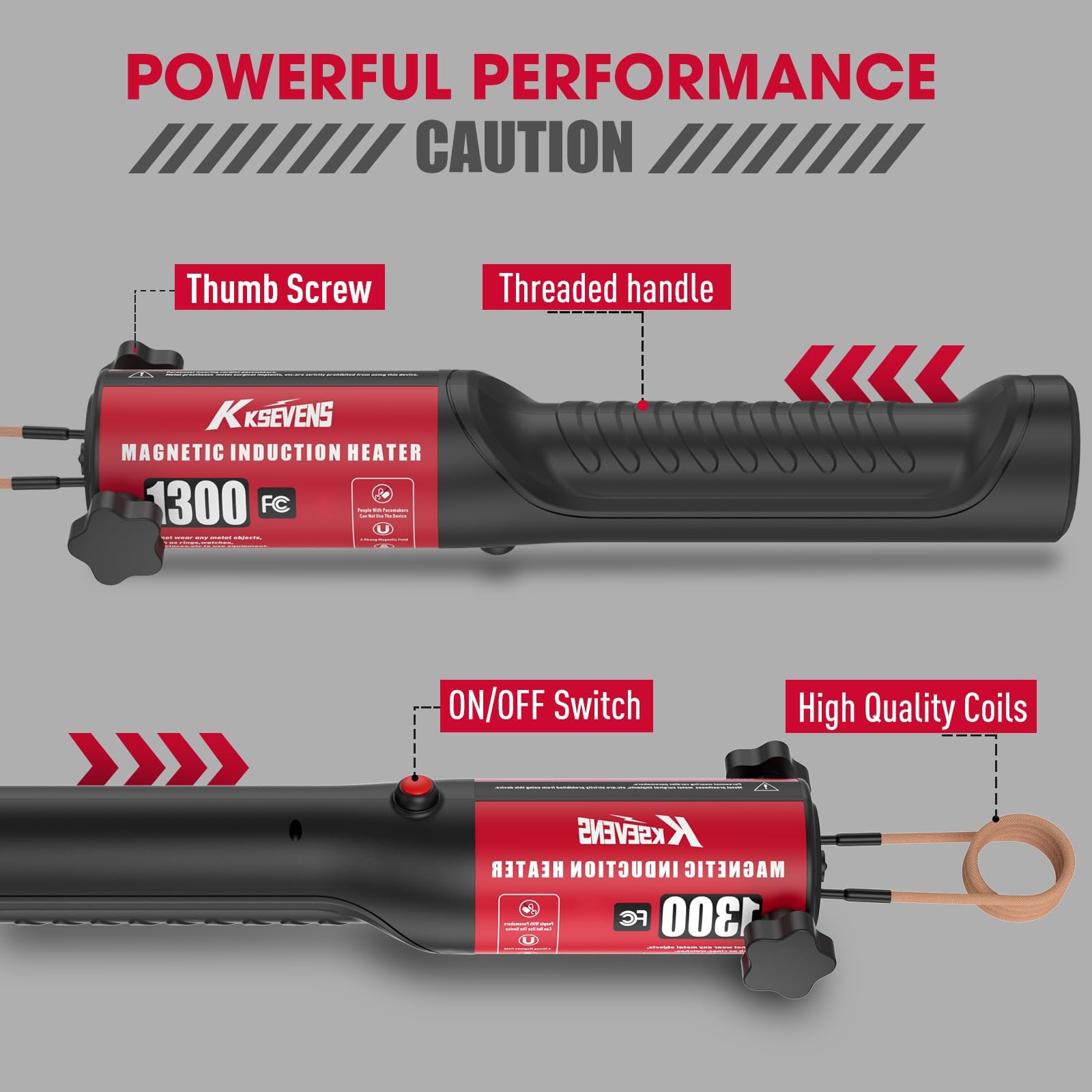 KKSEVENS 25-second heating enables quick treatment of metal parts
