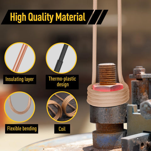 KKSEVENS induction coil kit includes 2 DIY coils for varied bolt sizes.