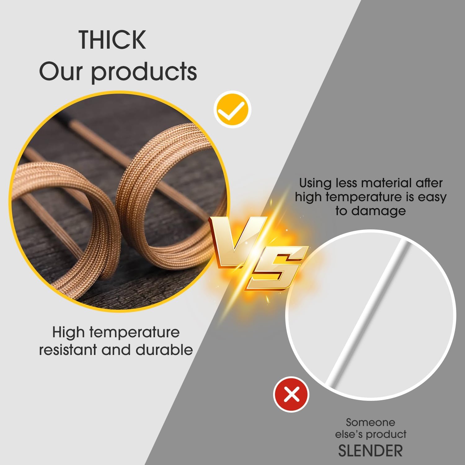 KKSEVENS coil design allows flexible shape for custom work.
