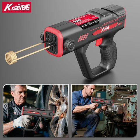 KKSEVENS induction heater with variable coils for targeted heating