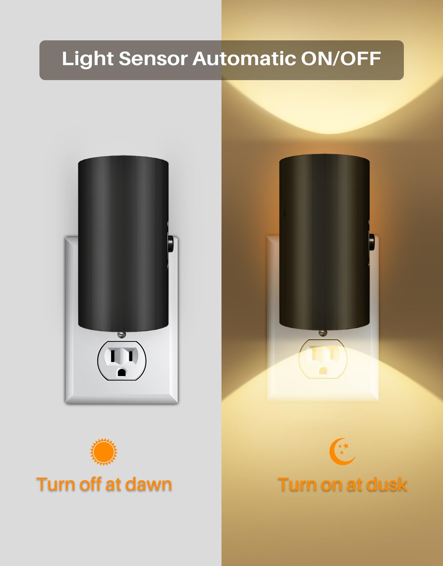 KKUP2U dusk-to-dawn sensor provides automatic lighting