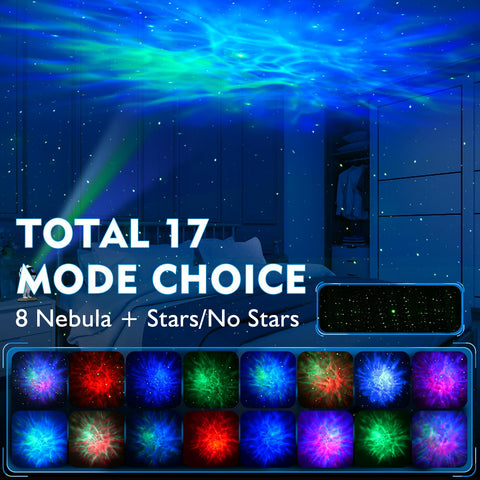 KKUP2U nebula lights mode with 8 colors for immersive ambiance